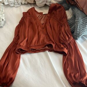 Burnt orange top